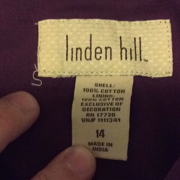 Ladies A-line mid length skirt - Picture 6 of 6